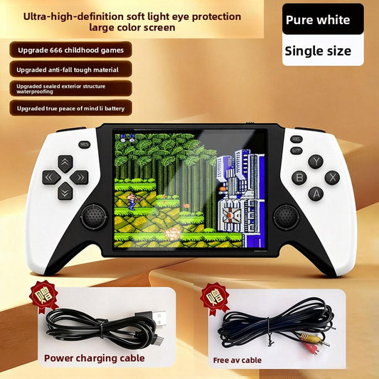 Handheld Game Console with Large Screen and Eye Protection