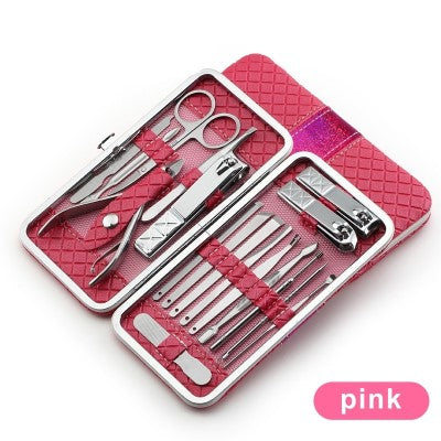 Nail Manicure Tool Kit Combo Set Perfect for Home and Salon
