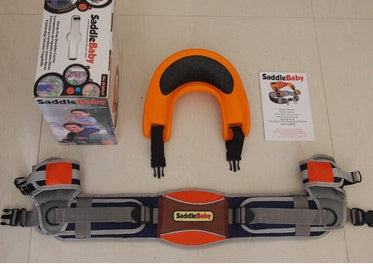 Hands-Free Shoulder Carrier & Ankle Straps Cushioned Hip Seat