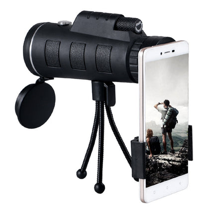 Buy Compatible Monocular Telescope Zoom Scope Phone Clip Tripod