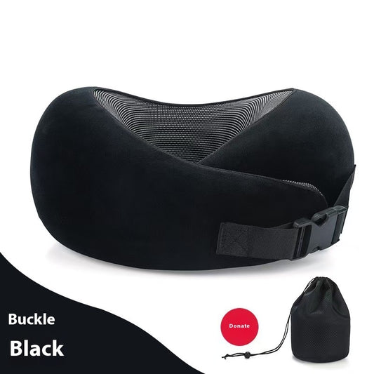 Soft Memory Foam Travel Neck Pillow –U-Shape Adjustable