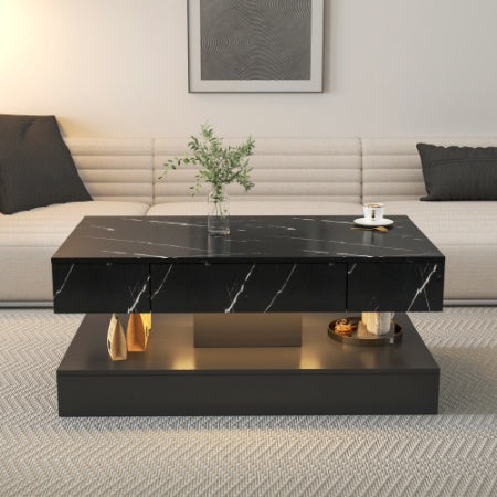 Buy Modern 6.93IN High LED Coffee Table for Living Room Decor