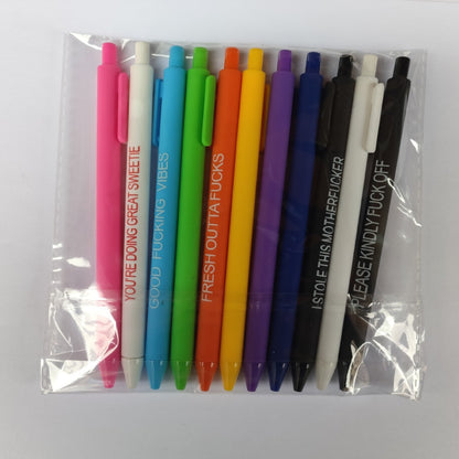 11Pcs Retractable Gel Pens