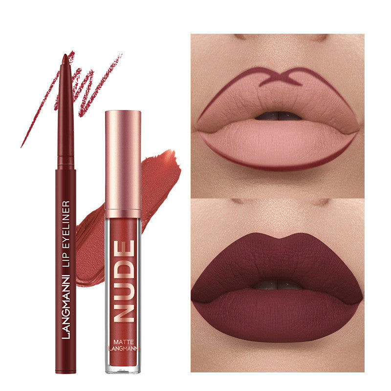 12-Piece Matte Lipstick and Lip Liner Set for Waterproof Wear globalswanky 02