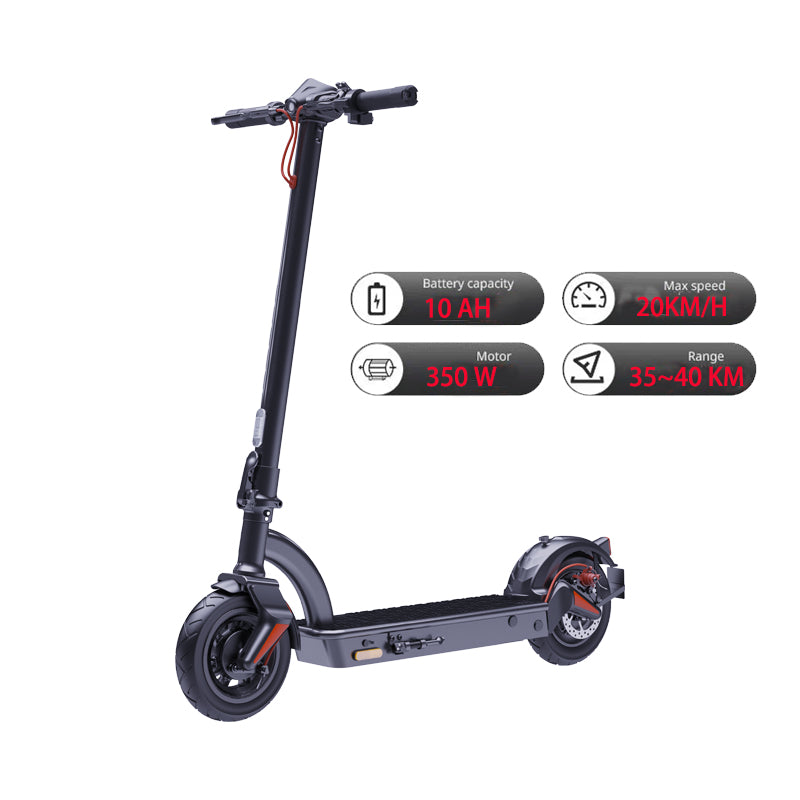 Adult 10-Inch Electric Scooter – 36V 350W High Performance