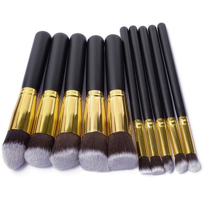 120-color metallic eyeshadow palette with 10 makeup brushes