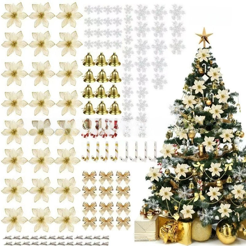 120pcs Christmas Tree Decorations Set