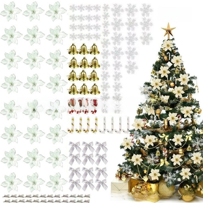 120pcs Christmas Tree Decorations Set