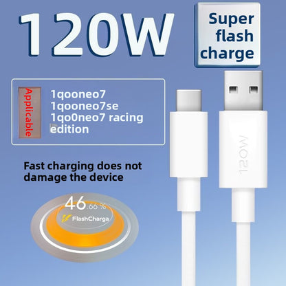 120W Fast Charging Cable for iQoo vivo Phones