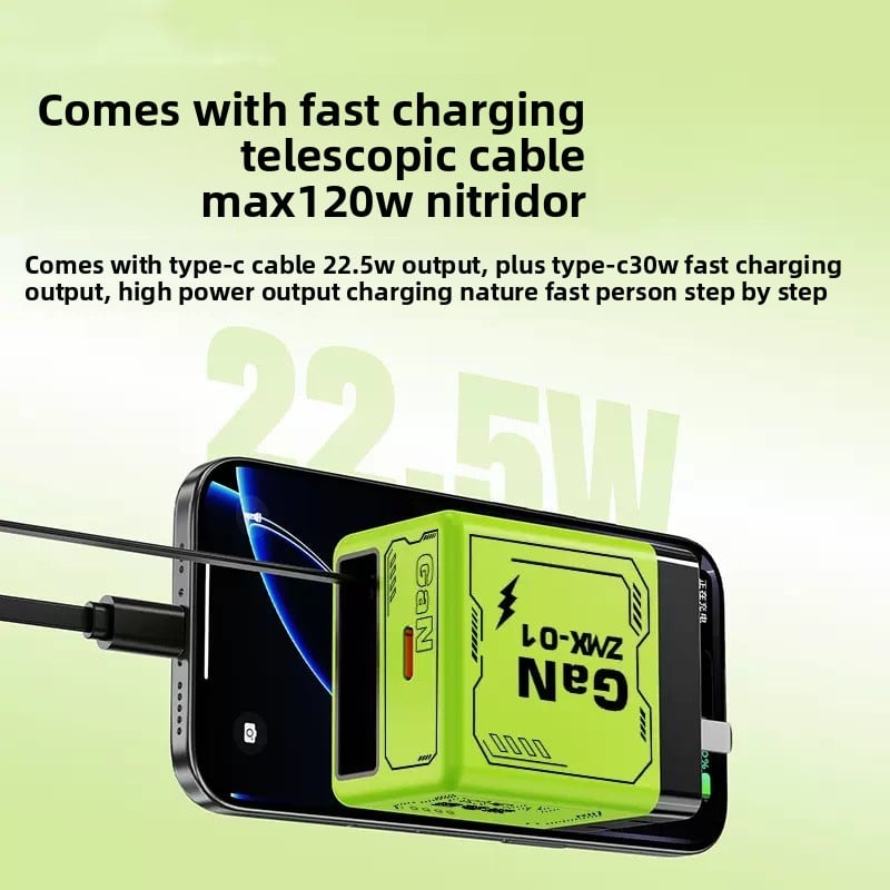 120W gallium nitride charger