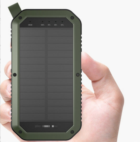 Wireless Solar Charger – Power Bank with Torch for Phones