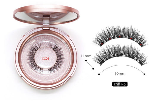 Magnetic Liquid Eyeliner with False Eyelashes and Tweezer
