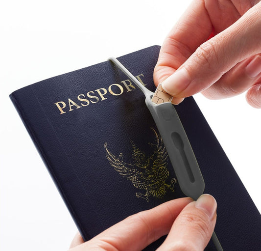 Buy Portable Anti-Lost Silicone Card Slot for Secure Storage