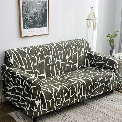 Printed Sofa Cushion Cover –Stretchable Protective Seat