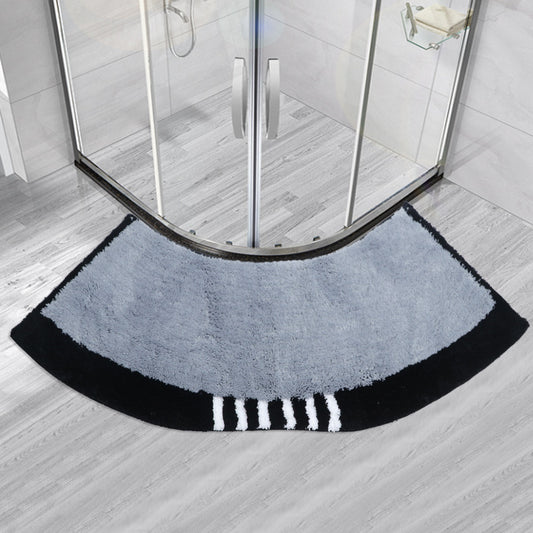 Non-Slip Fan-Shaped Bath Mat for Shower Room Door