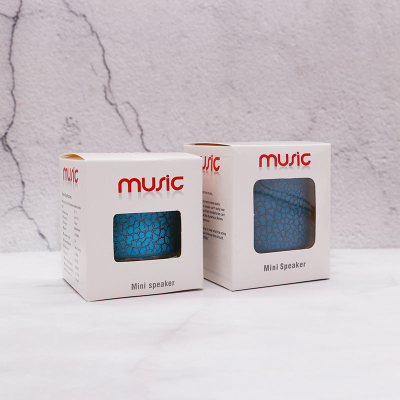 Mini Bluetooth Speaker with LED Light and Wireless Sound