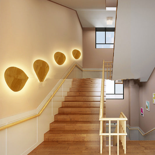 Log Art Wall Lamp for Living Room, Bedroom, or Office Use