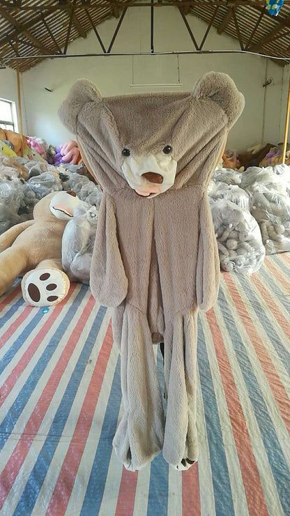 Giant Teddy Bear Plush Toy – Huge Soft Toy With Leather Shell
