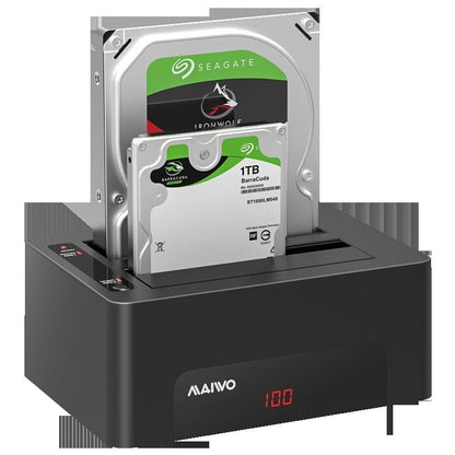 Hard Disk Dock Dual-Disk Copier for SATA 2.5 and 3.5 Inch