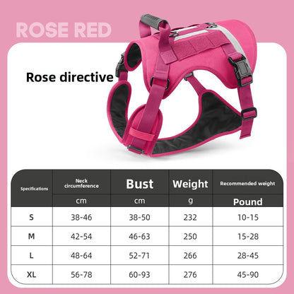 Tactical Reflective Dog Harness for Dogs Daily Walking Fit