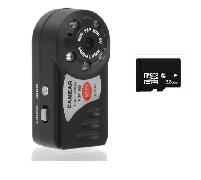 Buy Mini WiFi Camera with Night Vision & Wireless DVR Recording
