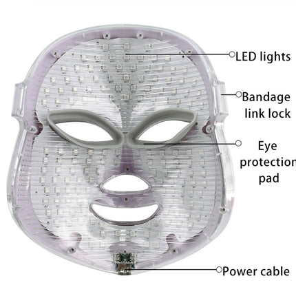 Buy 7 Colors LED Mask – Facial Beauty Skin Care & Anti-Aging Therapy