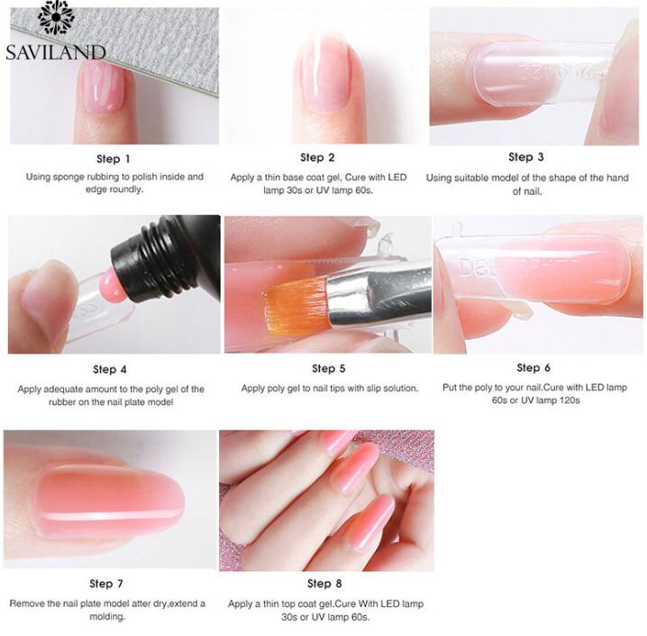 15g Colored Crystal Nail Extension Glue Durable and Strong