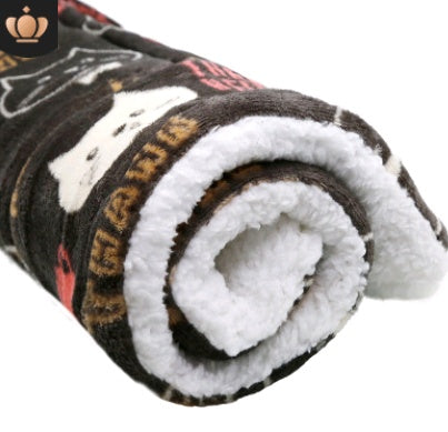 Buy Cute Cat Blankets Dog Pet Mat – Soft, Warm & Travel Friendly