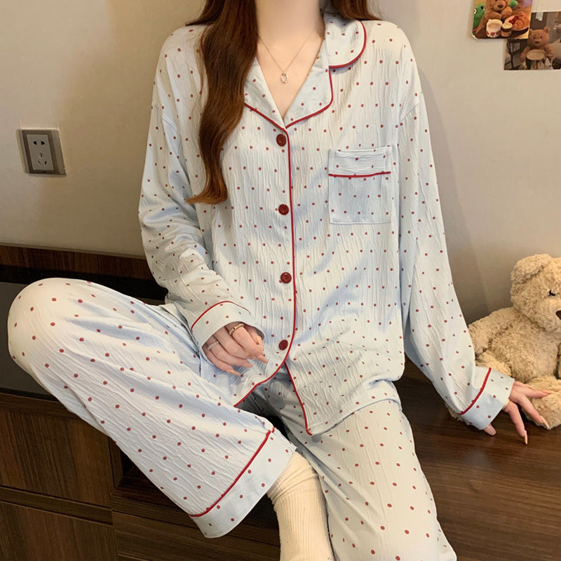 Buy High-Value Korean-Style Wrinkled Fabric Women’s Suit Set
