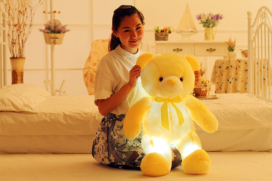 Creative Light Up LED Teddy Bear Toy Colorful Glowing Gift