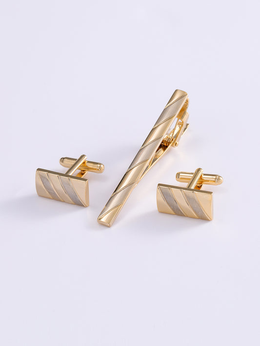 Buy Men’s Formal Business Cufflinks & Tie Clip Set Online