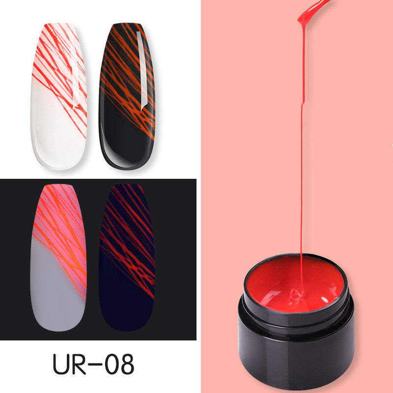 Luminous Spider Nail Gel UV Polish for Stunning Manicure