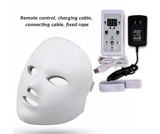 Buy 7 Colors LED Mask – Facial Beauty Skin Care & Anti-Aging Therapy