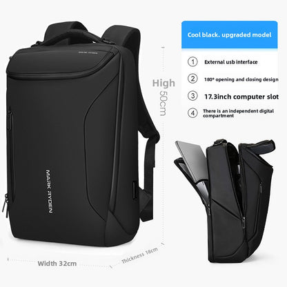 Mens Waterproof Business Backpack Travel Computer Bag Daily