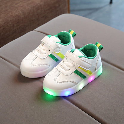 Buy Kimmy White LED Sneakers – Stylish Light-Up Shoes for Kids
