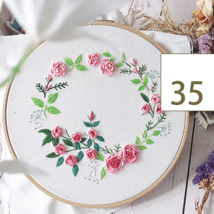 Handmade DIY Embroidery Kit Complete Craft Set for Beginners