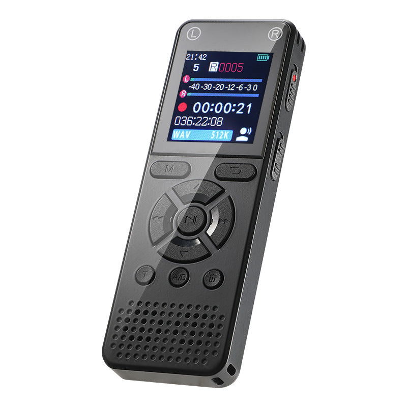 128GB Dual Storage Voice Recorder with MP3 Playback