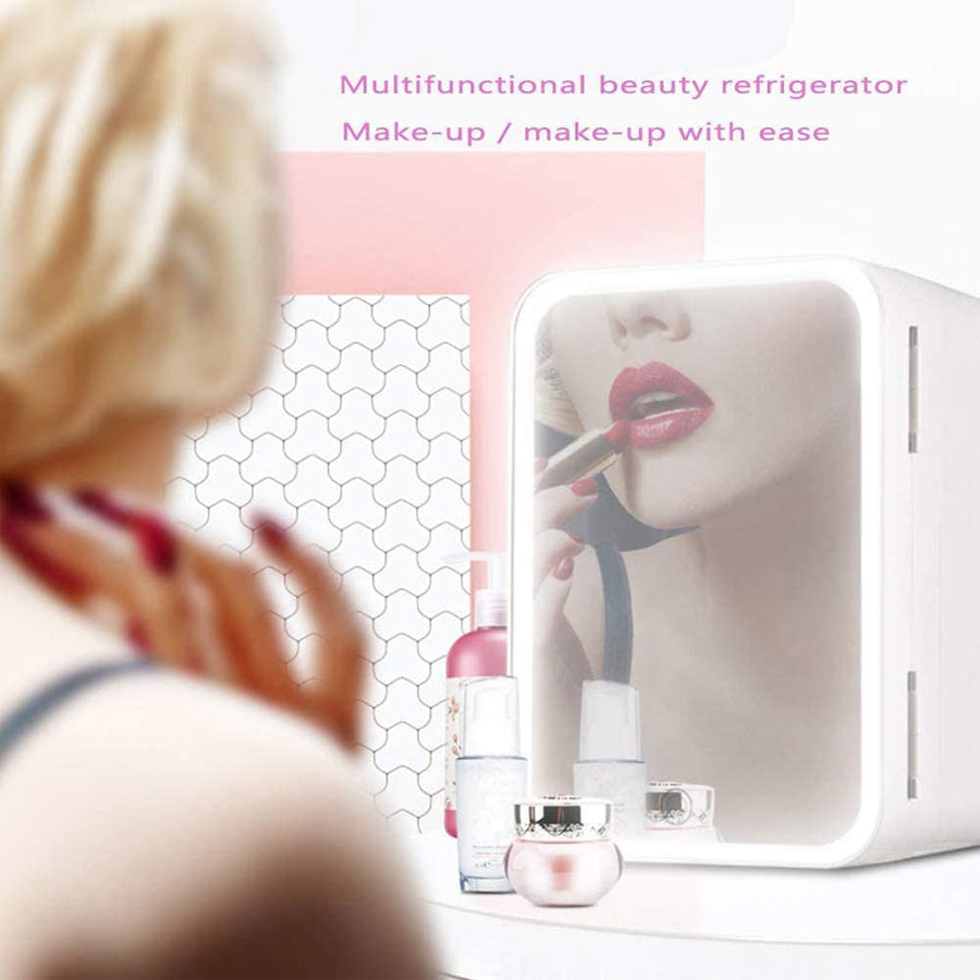 Portable Mini Makeup Fridge Cooler and Warmer for Cosmetics