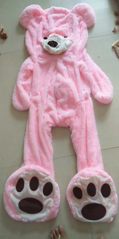Giant Teddy Bear Plush Toy – Huge Soft Toy With Leather Shell