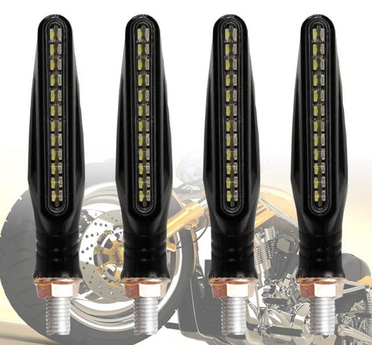 Universal Flowing LED Motorcycle Turn Signal Indicators