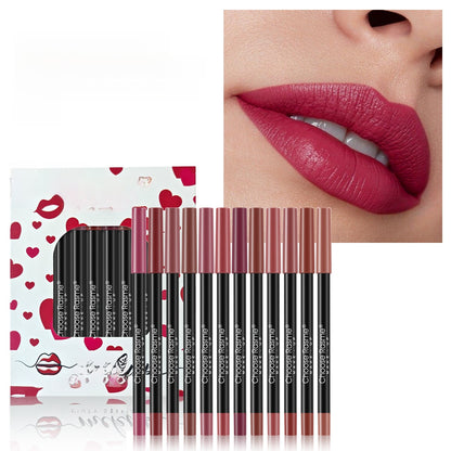 12 color lip liner