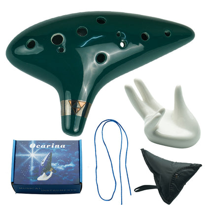 12-Hole Mid-Tone C-Tune Ceramic Ocarina