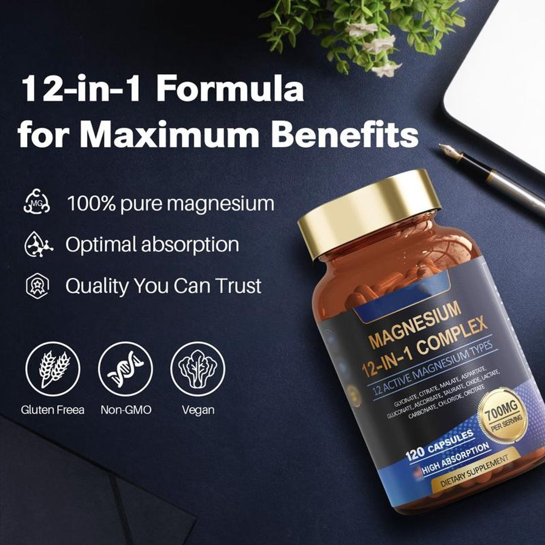 12-in-1 Magnesium Complex Capsules