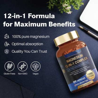 12-in-1 Magnesium Complex Capsules