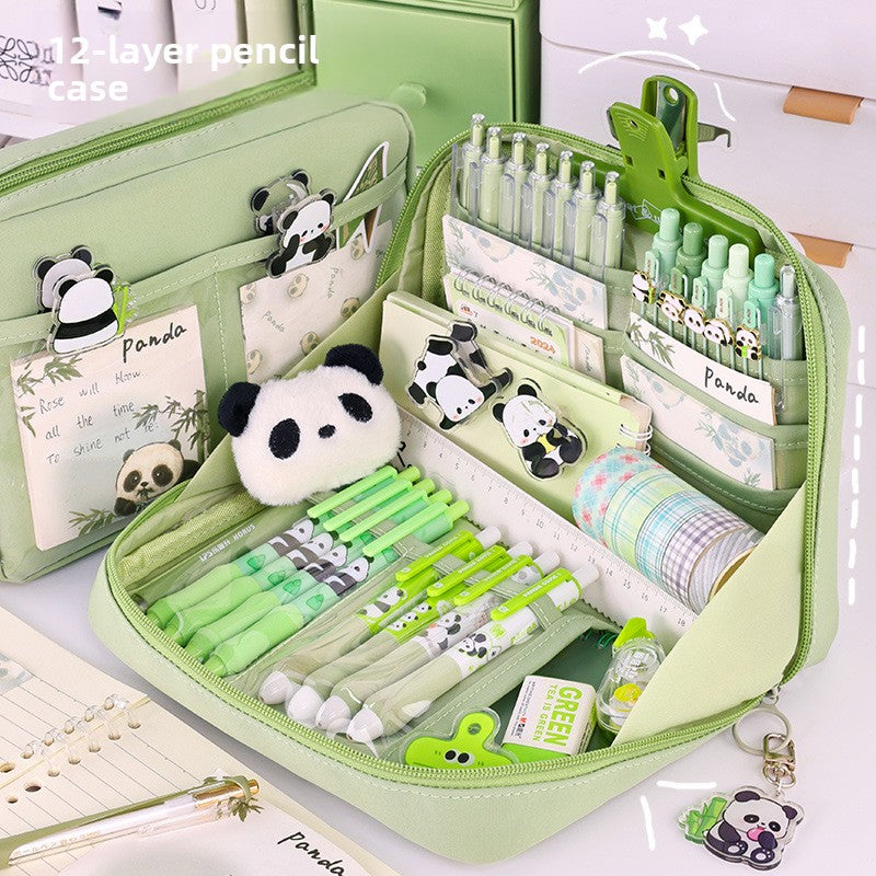 12-layer large capacity pencil case