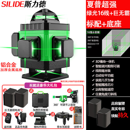 12 Line Green Laser Level with Automatic Leveling