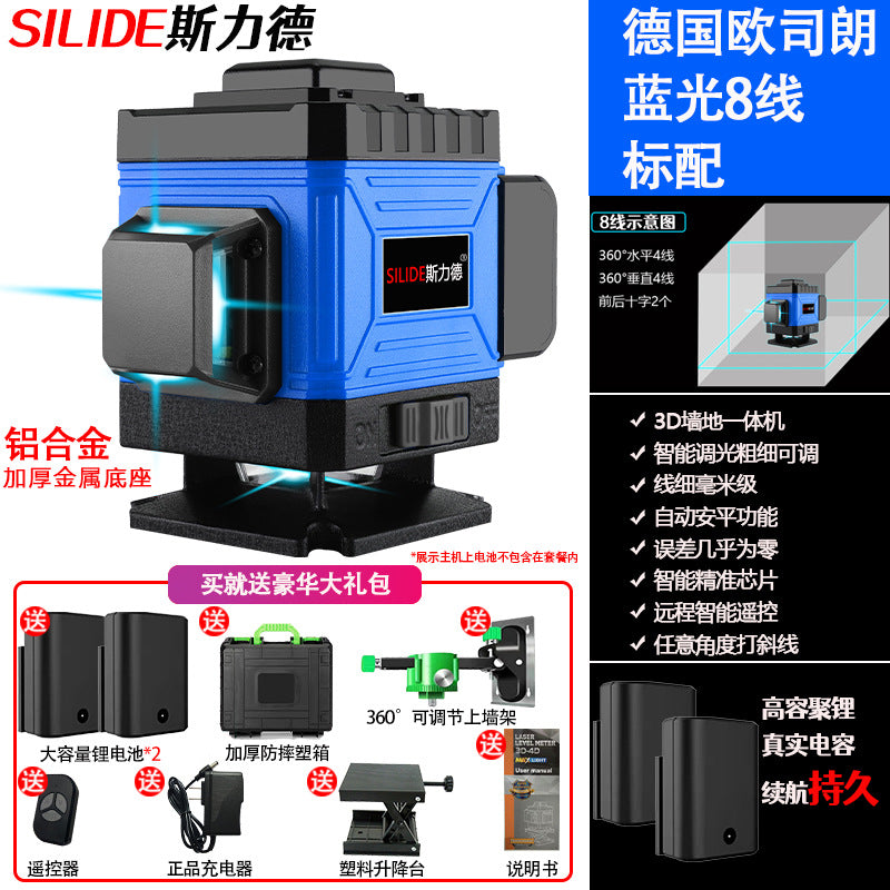 12 Line Green Laser Level with Automatic Leveling
