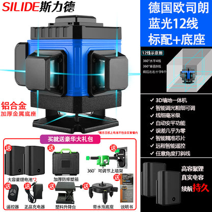 12 Line Green Laser Level with Automatic Leveling