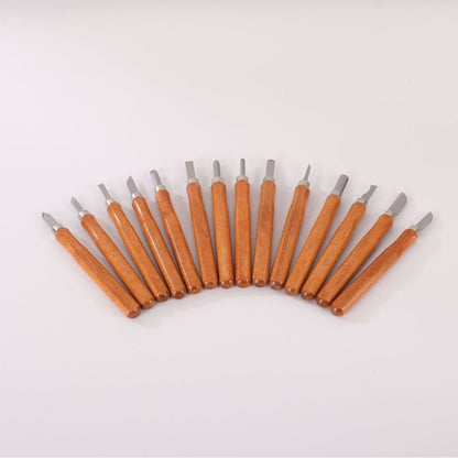 12-Piece Wood Carving Knife Set