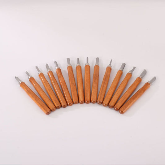 12-Piece Wood Carving Knife Set